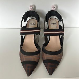 Fendi Colibri slingback 37.5